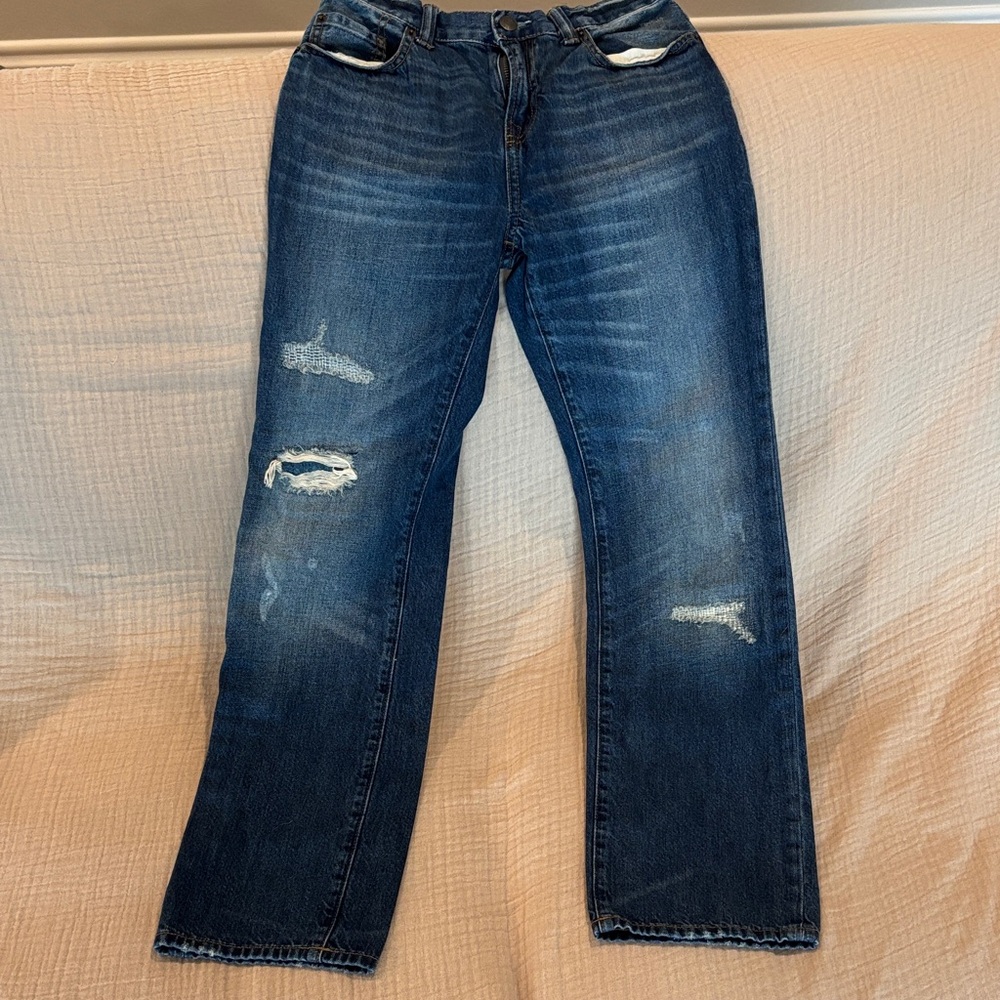 GAP Boys Distressed Blue Jeans Size 14